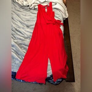 Cato Vibrant Red Jumpsuit